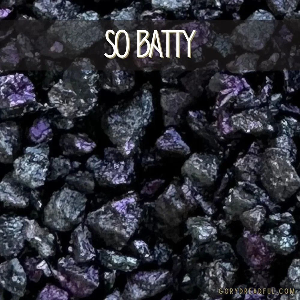So Batty! Sizzling Room Salt Crystal Potpourri: Amyris Resin Black Licorice-Mini